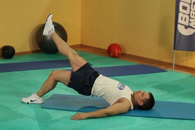 Exercice « Gluteal Bridge » pour réguler la puissance chez un homme